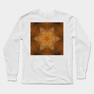 RUST... FLORAL FANTASY PATTERNS and ART Long Sleeve T-Shirt